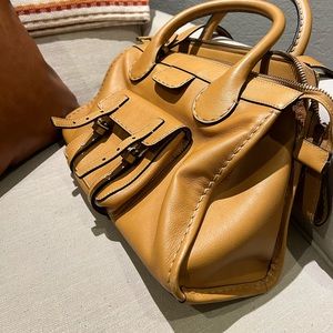 Chloe Leather Edith Tote Bag